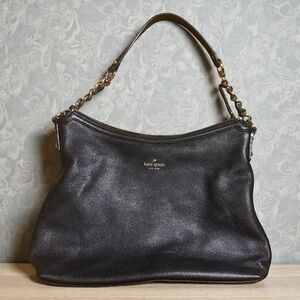 Kate Spade Black Leather Chain Shoulder Bag